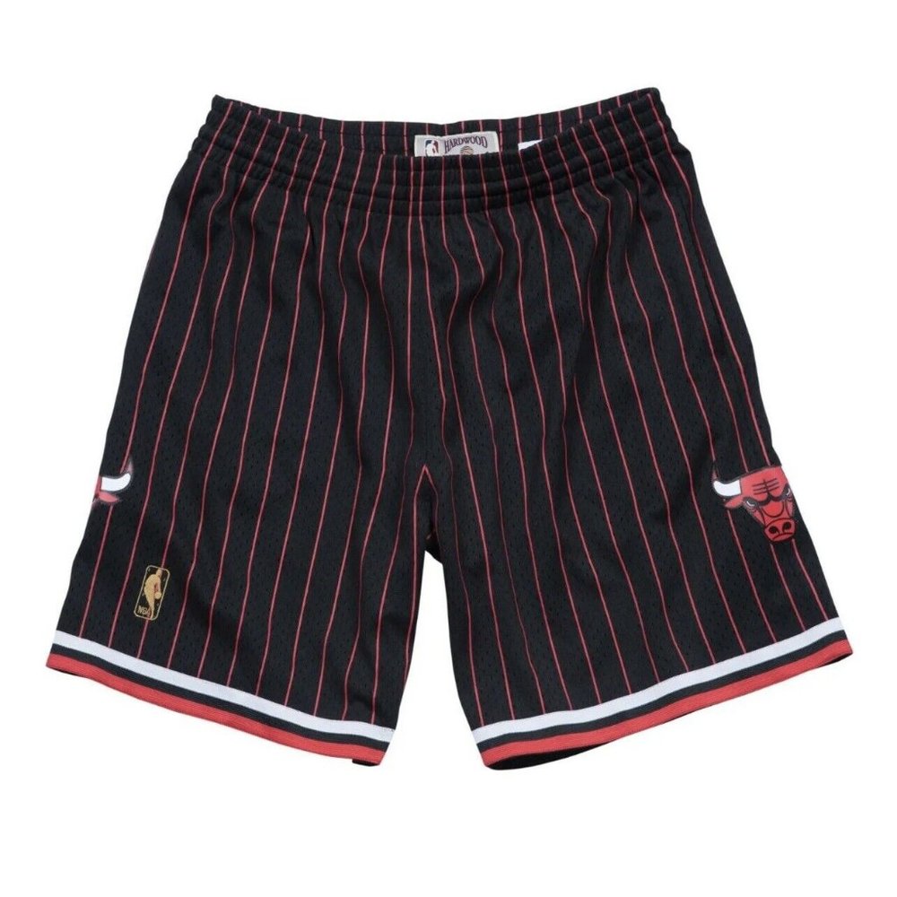 🆕 Mitchell & Ness Chicago Bulls 1996-97 Alternate Swingman Shorts Black Jordan